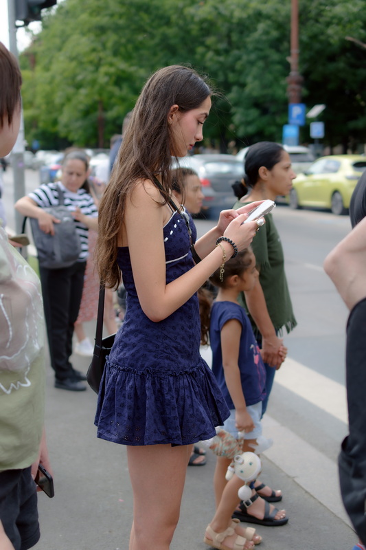 Sexy girl on the street